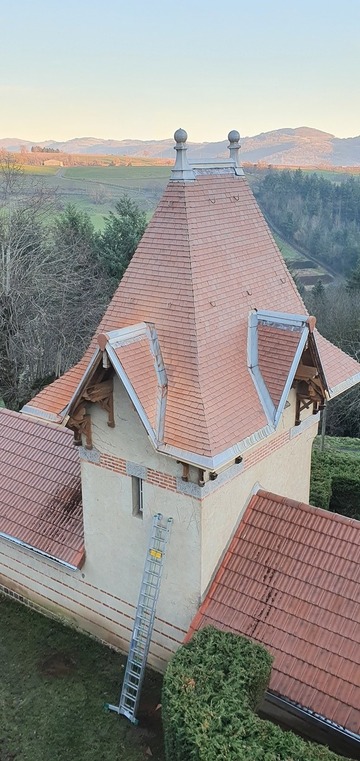 Rénovation de la toiture du Château des Halles