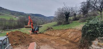 Terrassement à Courzieu