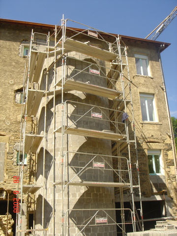 Rénovation d'un escalier à Bressenay