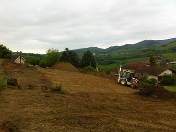 Terrassement à Courzieu